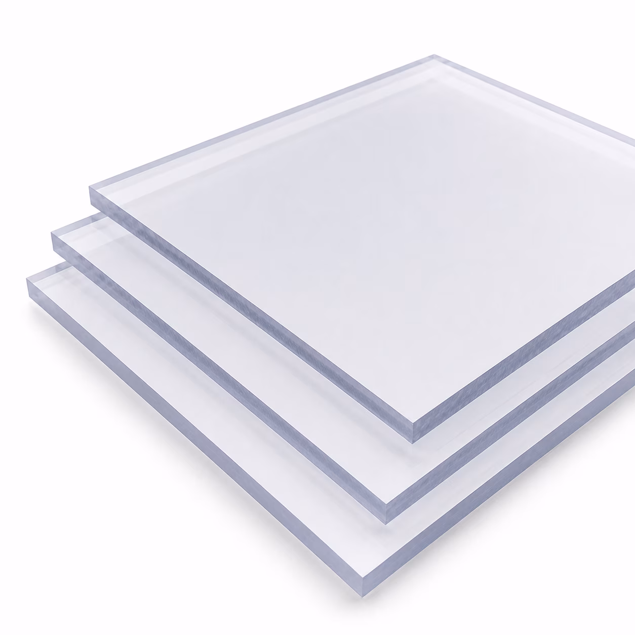Polycarbonanaat massief standaard afmeting