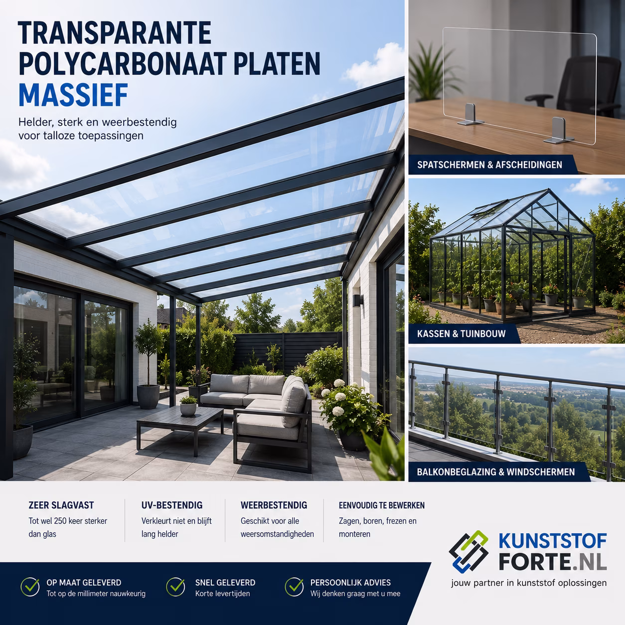Toepassing polycarbonaat plaat