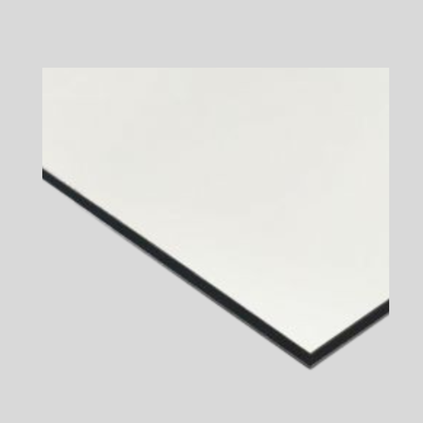 aluminium composite plate white