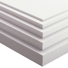 PVC Hardschuim Wit