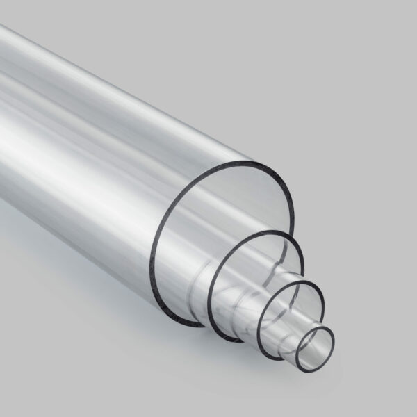 Transparent polycarbonate tube