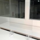plexiglass screens standing