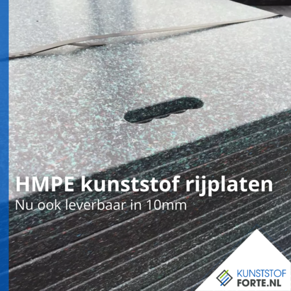 HMPE rijplaten met een robuuste en duurzame structuur, ideaal voor het beschermen van ondergronden bij zwaar verkeer.