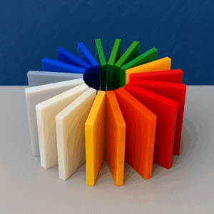 Dekkende acrylaat platen