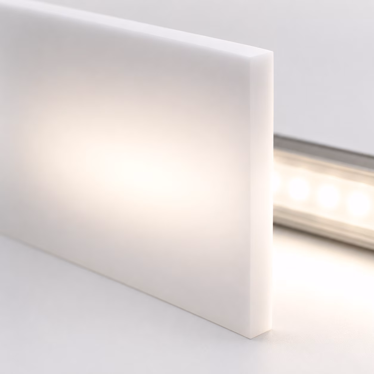 Detailfoto lichtdoorlatendheid