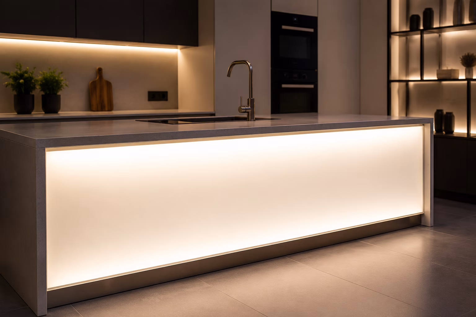 Plexiglas opaal toepassingsfoto LED verlichting