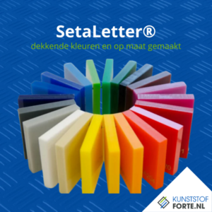 SetaLetter® dekkende kleuren (op maat)