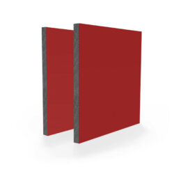HPL Exterieur Plaat Signaalrood RAL 3001 voor duurzame buitentoepassingen.