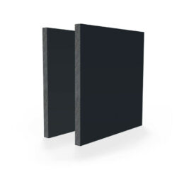 HPL Exterieur plaat in Zwartgrijs (RAL 7021), een robuuste en stijlvolle plaat geschikt voor gevelbekleding en diverse buitentoepassingen.