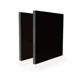 HPL Exterieur Plaat Zwart RAL 9005 voor duurzame buitentoepassingen.
