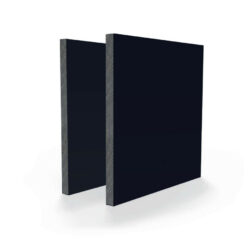 HPL Exterieur Plaat Zwartblauw RAL 5004 voor duurzame buitentoepassingen.