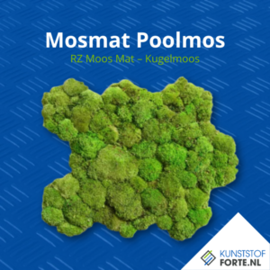 Mosmat Poolmos, duurzame en decoratieve mat met natuurlijk mos voor creatieve en functionele toepassingen.