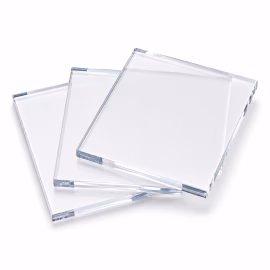 Standard dimensions for hard-coated Plexiglas