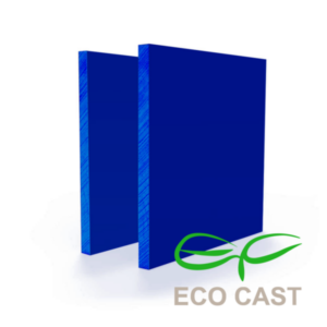 Plexiglas Led Opaal Blauw – lichtdiffuserend blauw plexiglas voor LED-toepassingen.