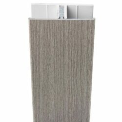 Protex Koppelprofiel in Vergrijsd Hout, met een natuurlijke houtlook voor een moderne en duurzame gevelverbinding.