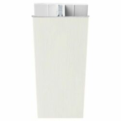 Protex Koppelprofiel in Wit (RAL 9003), ideaal voor een moderne en duurzame gevelverbinding.