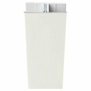 Protex Koppelprofiel in Wit (RAL 9003), ideaal voor een moderne en duurzame gevelverbinding.