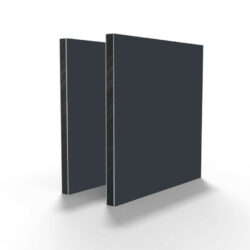 Alu PE plaat in Antraciet (RAL 7016), hoogwaardige en duurzame plaat geschikt voor gevelbekleding, interieur en signage.