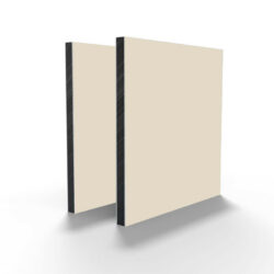 Alu PE plaat in Crème (RAL 9001), een veelzijdige en duurzame plaat voor gevelbekleding, interieur en decoratieve toepassingen.