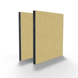 Alu PE plaat in Goud (Butlerfinish), een luxe en duurzame plaat met een geborstelde afwerking, ideaal voor gevelbekleding en decoratieve toepassingen.