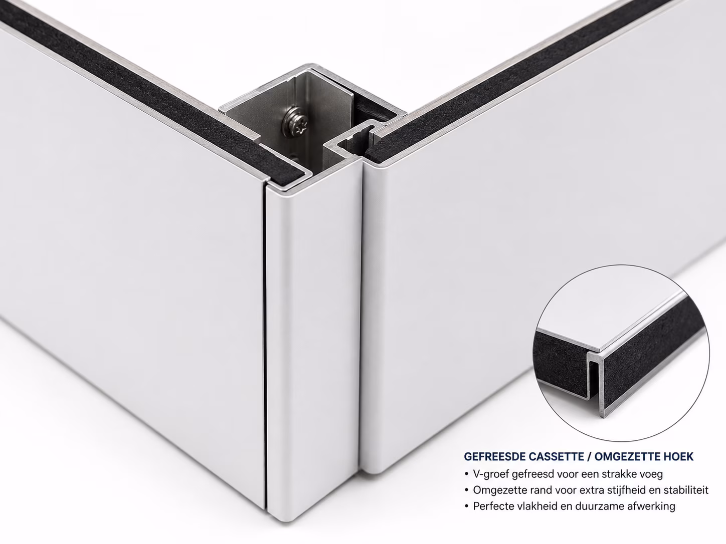 Alucobond gefreesde cassette