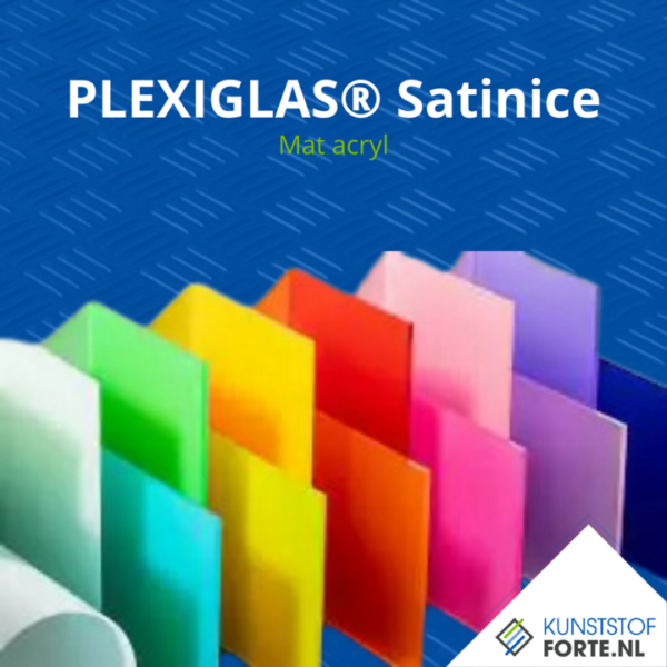 Plexiglas satijn, lichtdoorlatend en mat oppervlak voor decoratieve en functionele toepassingen.