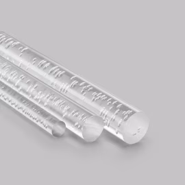 Clear acrylic bubble rod