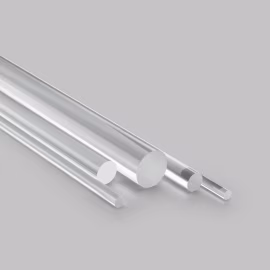 Transparent Acrylic GS Round bar