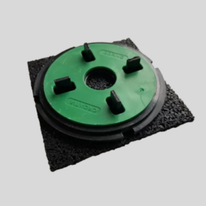 Tegeldrager op rubber