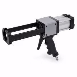 Air pressure sealant gun for 2-component adhesive cartridge