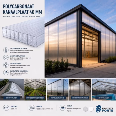 Polycarbonaat kanaalplaten