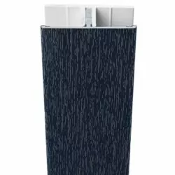 Protex Koppelprofiel in Staalblauw (RAL 5011), ideaal voor een moderne en stevige gevelverbinding.