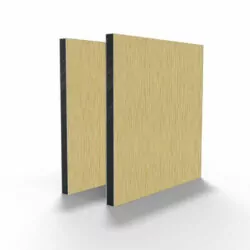 Alu PE plaat in Goud (Butlerfinish), een luxe en duurzame plaat met een geborstelde afwerking, ideaal voor gevelbekleding en decoratieve toepassingen.