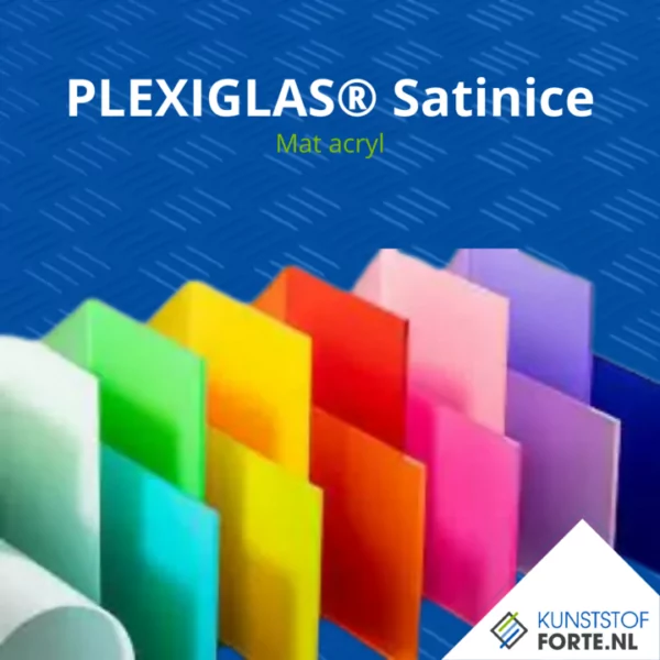 Plexiglas satijn, lichtdoorlatend en mat oppervlak voor decoratieve en functionele toepassingen.
